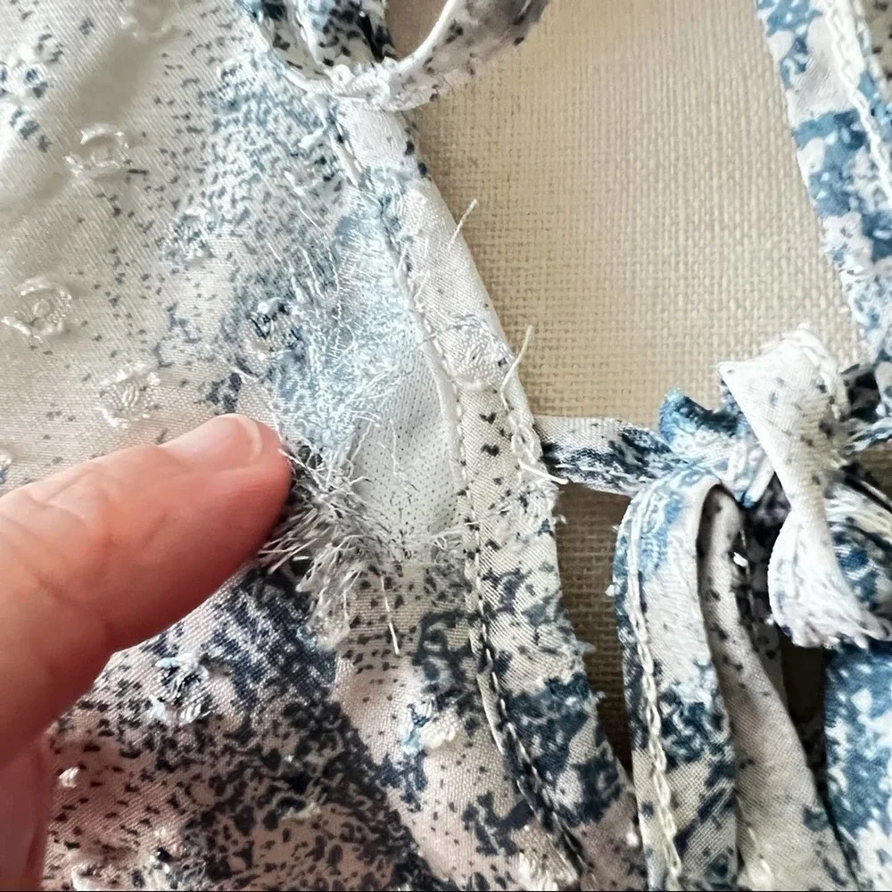 Altar’d State , snakeskin printed, sleeveless, ruffled dress. Large - Picture 5 of 9